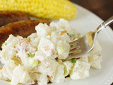 Easy Bacon & Blue Cheese Potato Salad