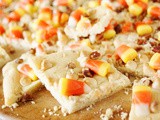 Easy Candy Corn Slab Cookies {& Halloween Savings with Walmart.com!}