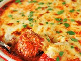 Easy Meatball Parmesan Casserole
