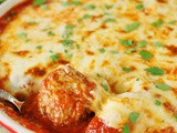 Easy Meatball Parmesan Casserole