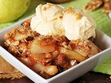 Fresh Pear & Walnut Crisp