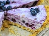 Frozen Blueberry Cream Pie {& Sneak-Peek at My New 'Kitchen Playground'}