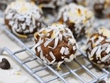 Fudgy Chocolate Coconut Drops