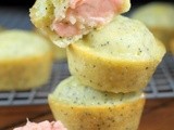 Glazed Poppy Seed Muffins with Strawberry Butter