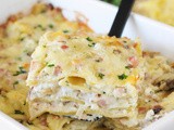 Ham & Cheese Lasagna