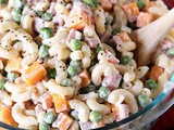 Ham & Cheese Macaroni Salad