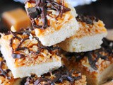 Homemade Samoas Bars