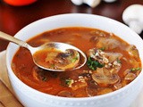 Homemade Tomato-Mushroom Soup