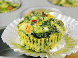 Individual Veggie Quiche Cups To-Go