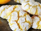 Lemon Crinkle Cake Mix Cookies