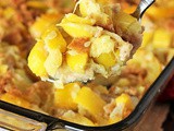 Ma's Mashed Summer Squash Casserole