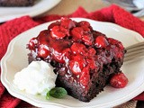 Mom's Chocolate Cherry Upside-Down Cake