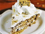 No-Bake Chocolate Chip Cookie Pie (made with Chips Ahoy!)