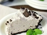 No-Bake Mint Chocolate Chip Pie