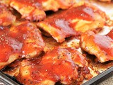 Oven Barbecue Chicken Thighs