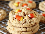 Peanut Butter Candy Corn Cookies