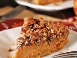 Pecan Streusel Pumpkin Pie