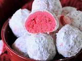 Peppermint Snowball Cookies