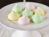 Perfect-for-Spring Pastel Meringue Cookies {Choose Your Flavor}