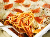 Pizza Spaghetti Bake