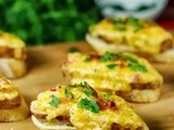 Pork Tenderloin & Pimento Cheese Crostini Melts