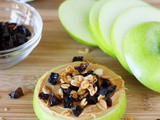 Prune & Peanut Butter Apple Snacks