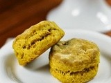 Pumpkin Biscuits {with Pecan-Honey Butter}