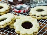 Raspberry Jam Sandwich Cookies