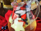 Red White & Blue Virgin White Sangria