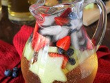 Red White & Blue Virgin White Sangria