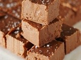 Salted Dark Chocolate Bourbon Fudge