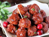 Slow Cooker Cranberry Meatballs