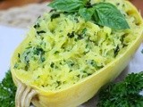 Spaghetti Squash with Fresh Herbs