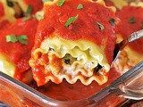 Spinach Lasagna Roll-Ups