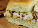 Turkey & Apricot Sliders ~ keep enjoying that Thanksgiving turkey