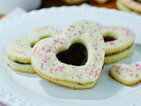 Valentine Raspberry Sandwich Cookies