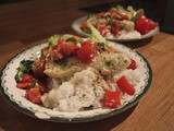 Baked Fish with Tomato, Garlic and Basil