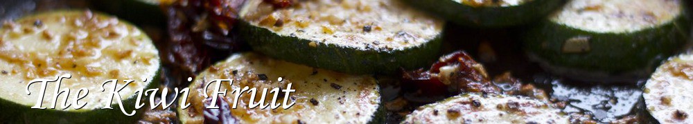 Very Good Recipes - The Kiwi Fruit
