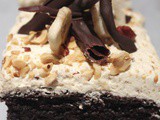 Chocolate Banana Cake with Hazelnut Icing