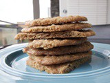 Cinnamon and Oat Snap Cookies