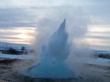 Geysir on a fresh winter morning