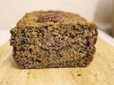 Vegan Raspberry and Pecan loaf