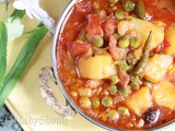 Aloo Matar and a sweet tooth