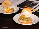 Avocado breakfast sliders