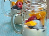 Creamy fruit pot