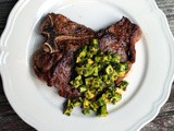 Avocado chimichurri for Grilled Steak