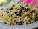 Blueberry coleslaw