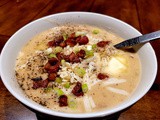 Crock pot pppp soup aka Potato Poblano Pancetta Peppered Soup