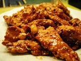 Korean crispy chicken with Sweet and Spicy Sauce