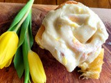 Lemon sugar rolls with Cream Cheese Icing